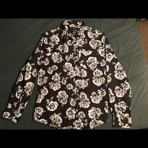 Flower dress shirt